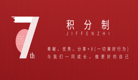 積分制7周年！來(lái)看看有哪些你想要的！